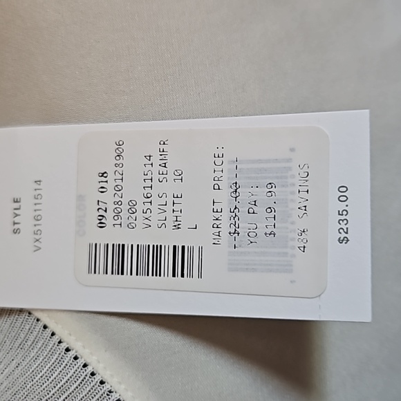 Vince White Sleeveless Top - Picture 7 of 13